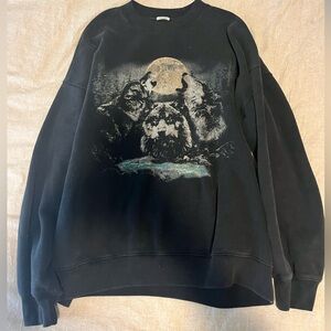 Abercrombie oversized sweatshirt